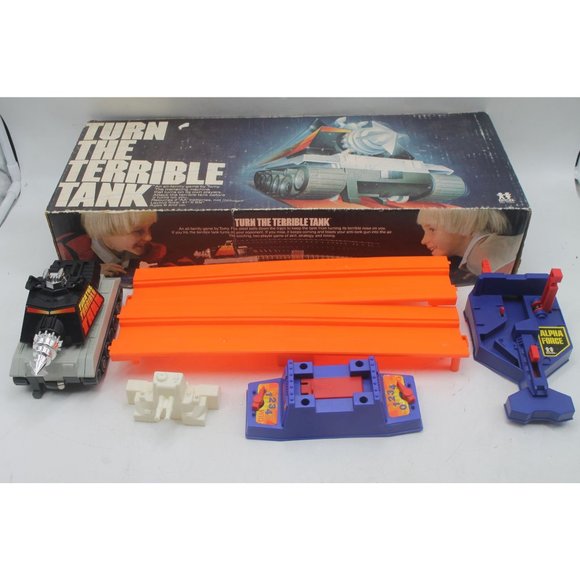 Vintage 1979 Tomy Board Game Turn The Terrible Tank Missing Pieces - Picture 1 of 12